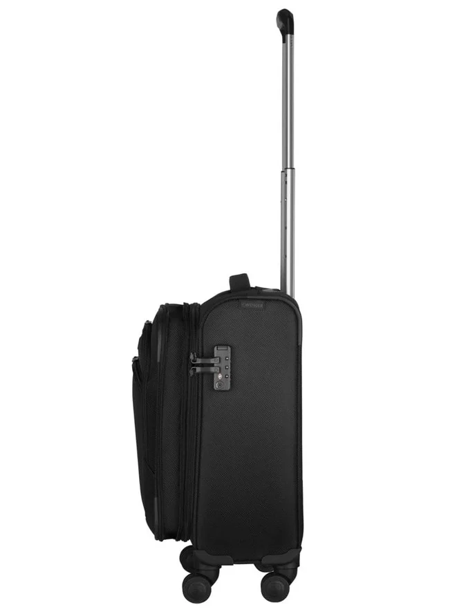 Wenger Vibrave 46 Cm Softcase 4-Double Wheeled Expandable Cabin Luggage Trolley - Anthra